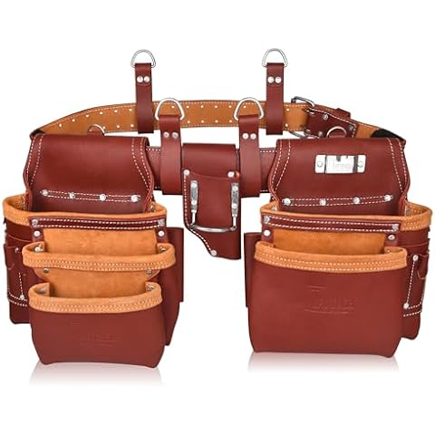 TRUTUCH Heavy Duty Leather Tool Belt Cover