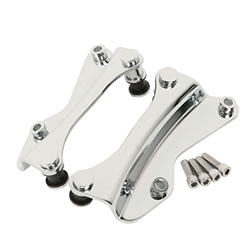 Soporte de equipaje de 4 puntos para Harley Touring 2014-2018 TCMT cromado resistente 6
