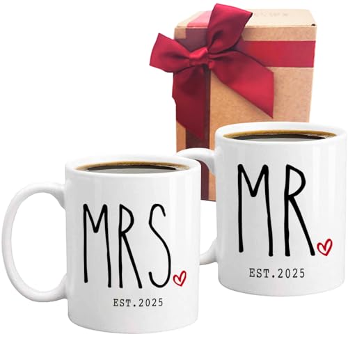 11ozwhiteceramicmrmrscoffeemugsetgiftforweddinganniversaryengagementvalentinesbridegroomnewlywedcouplesmugsetgift Urban Country Home Decor 11oz white ceramic mr mrs coffee mug set gift for wedding anniversary engagement valentines bride groom newlywed couples mug set gift urban country home decor