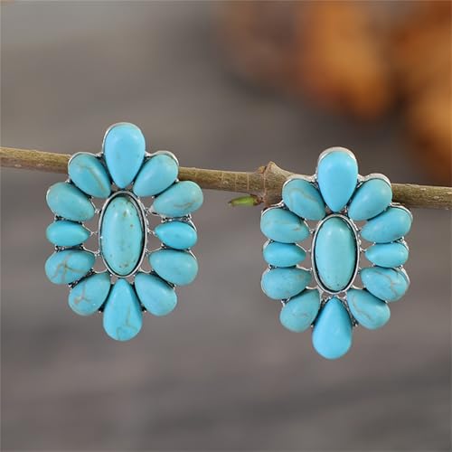 Boucles d'oreilles ethniques légères pour sublimer votre visage sans douleur aux lobes - 6