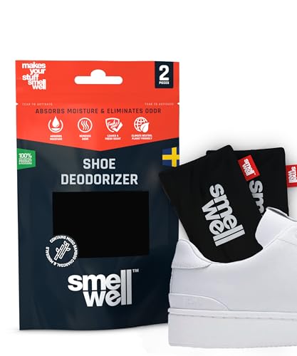 SmellWell Shoe Deodorizer, Activated Bamboo Charcoal, Original Size