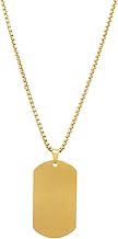 Lazychunks® Stylish Stainless Steel Midnight Charisma Locket Neck Chain for Men | Stylish Pendant Necklace | Jewellery Accessories for Boys | Minimal Jewelry | Gifts for Boyfriend & Husband