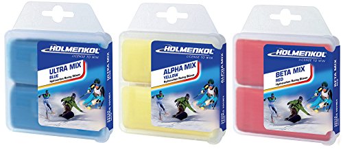 Holmenkol skiwax - 6 x 35 g worldcup wax-skiwachs pour nordic board alpin