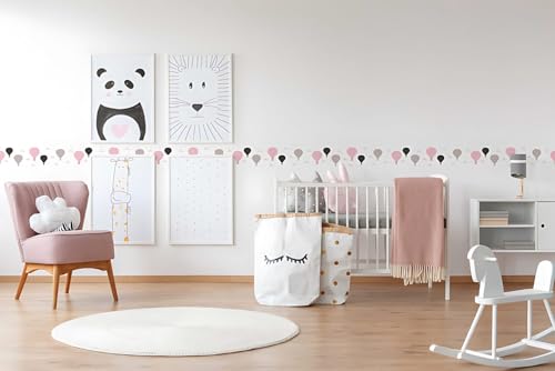 Bordure de papier peint d'enfant Profhome adhésive pour masquer les imperfections du mur - 4