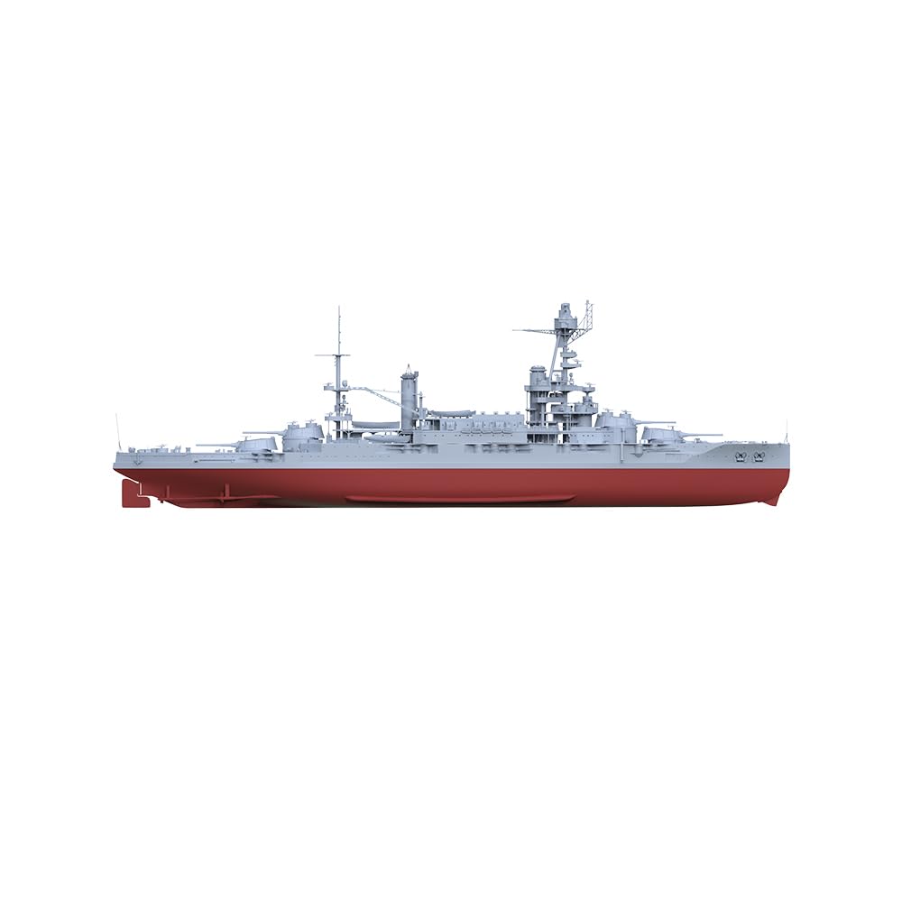 MRY-SFW SSC400566S-A 1/400 zestaw do budowy modelu wojskowego, pancernik francuskiej marynarki wojennej, Lotaryngia, pełny kadłub