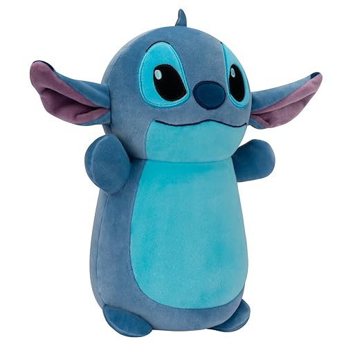 squishmallows disney original 10-inch stitch hugmees - medium-sized ultrasoft official jazwares plush