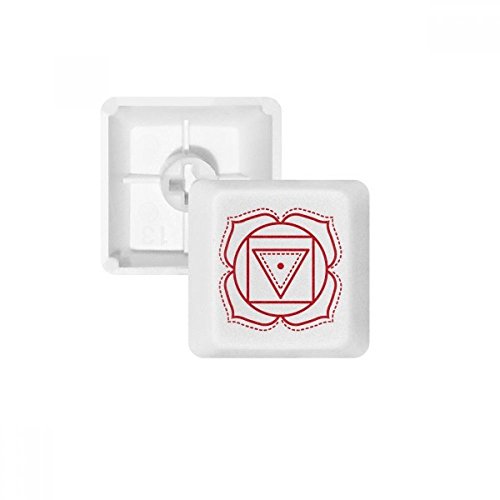 Keycaps PBT fleur géométrique pour sublimer votre espace bureau et clavier mécanique