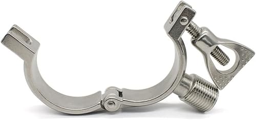 Miniatura 2 de 1 abrazadera de tubo de acero inoxidable 304 de rosca externa de 12 pulgadas, tubos de soporte para tubos, abrazaderas de tubos pesados para el