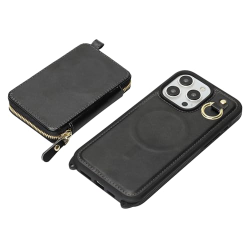 Coque iPhone 13 Pro Max avec porte-cartes et dragonne de sécurité