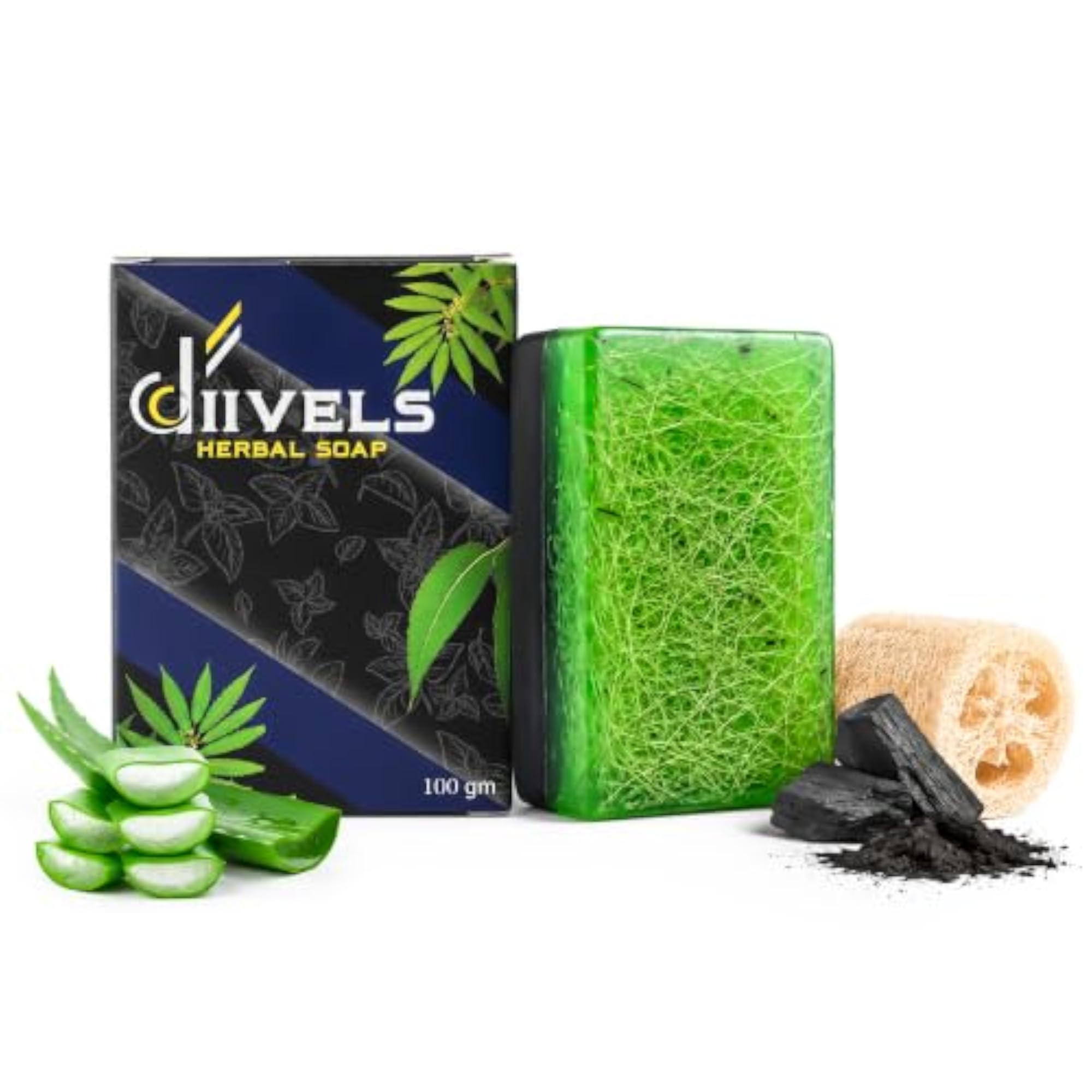 Organic Handmade Charcoal & Aloe Vera Soap