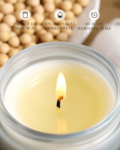 AOOVOO Scented Candles Set - 6 Pack Men Candles for Home Scented, 42 oz Soy Wax, 300 Hour Long Lasting Candle, Soy Candle Gifts Set for Men, Birthday, Valentine, Christmas, Anniversary Present - Image 4