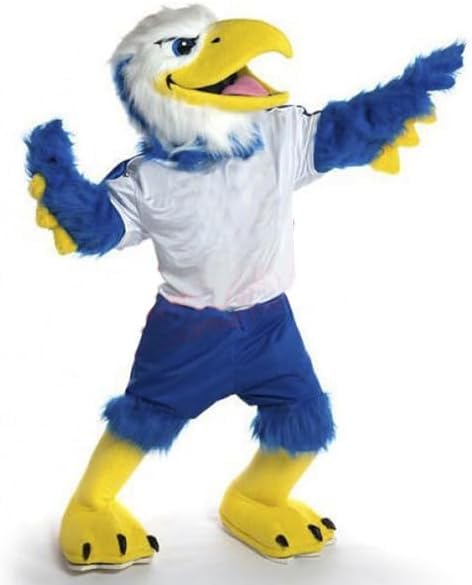 Eagle Hawk Mascot Costume Adult Size for Men Women with Built-in Fan Inside the Head and Ice Pack