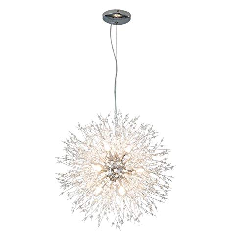 YUENSLIGHTING - Lampadari a 8 luci G9, in acciaio