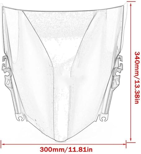 Protection CBR500R 2013-2015 - Bulle haute moto sport pour Honda - 2