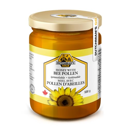 Polen de abeja en miel cruda 500 gramos