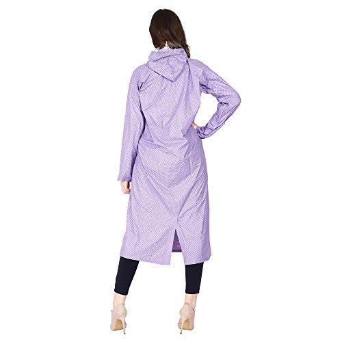Image of Trendy Women's /Girl Rain Coat /Rain Wear (Along with Cap) Absolute Comfortable and Made with 100% Water Proof Material.