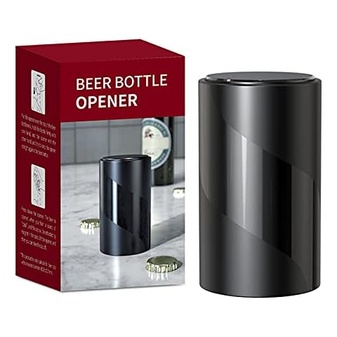 IraXpro Beer Opener,Beer Bottle Opener,Automatic Bottle Opener,Magnetic Push Down Bottle Cap Opener,Potable,Convenient,Cool Bottle Opener for Kitchen Home Bar Restaurant Household Utensils Cover