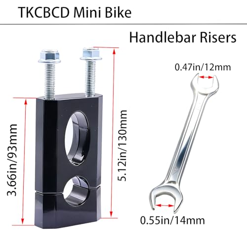 Image of Mini Bike Handlebar Risers 7 /8 22mm Bike Handlebar Riser