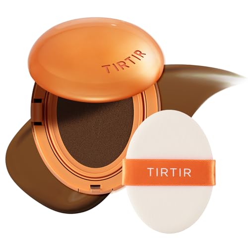 Image of [*Mini Size*] TIRTIR Mask Fit Ai Filter Cushion Foundation | AI-Like Semi-Matte Finish - Up to 72-Hour Medium to Full Coverage Korean BB Cushion Make up Beauty, #45W Chestnut, 0.15 Fl Oz
