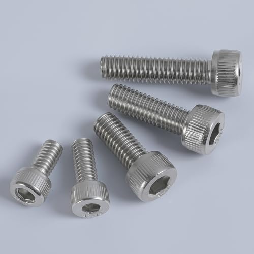 Image of M2 x 20mm Socket Head Cap Screws, 304 Stainless Steel, 200 Pack