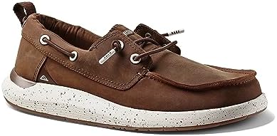 Reef Men's Swellsole Pier LE Boat Shoe, Brown, 9 | Image 2