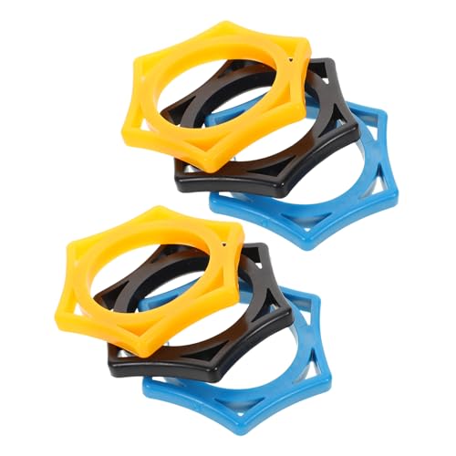 BESTonZON 6pcs Microphone Slip Rings Ergonomic Mic Holders for Live Streaming Outdoor Interviews Studio Recording Easy Installation Comfortable Grip Versatile Protection for Handheld Mics