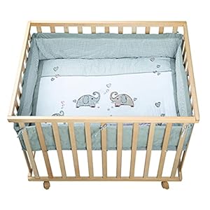 roba looprooster ‘geluksbrenger’, baby kruiprooster, hout natuur Jumbotwins grijs 75X100 CM Jumbotwins grijs met…