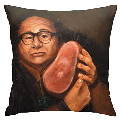 Danny DeVito Actor Pillow Covers – 18x18 Inch Decorative Throw Pillowcases for Outdoor Sofa and Couch – Perfect for Home Decor