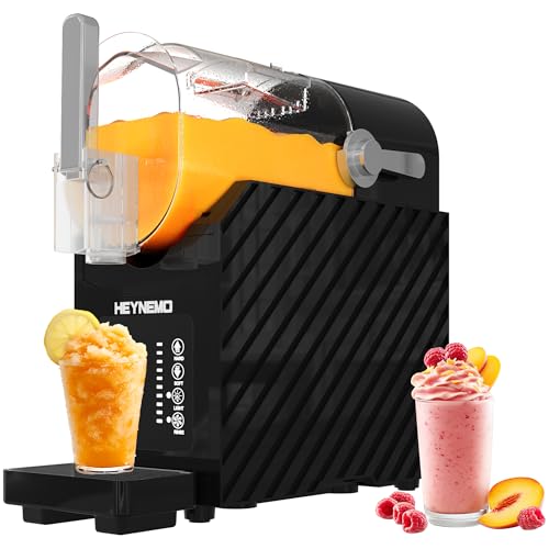 Slushie Machine, 88 oz Slushy Machine for Home, No Ice Needed Frozen Drink Maker with 6 Preset Programs for Margaritas, Cocktails, Frappés, Ice Cream, Smoothies, Milkshakes, LED Display, Self-Cleaning