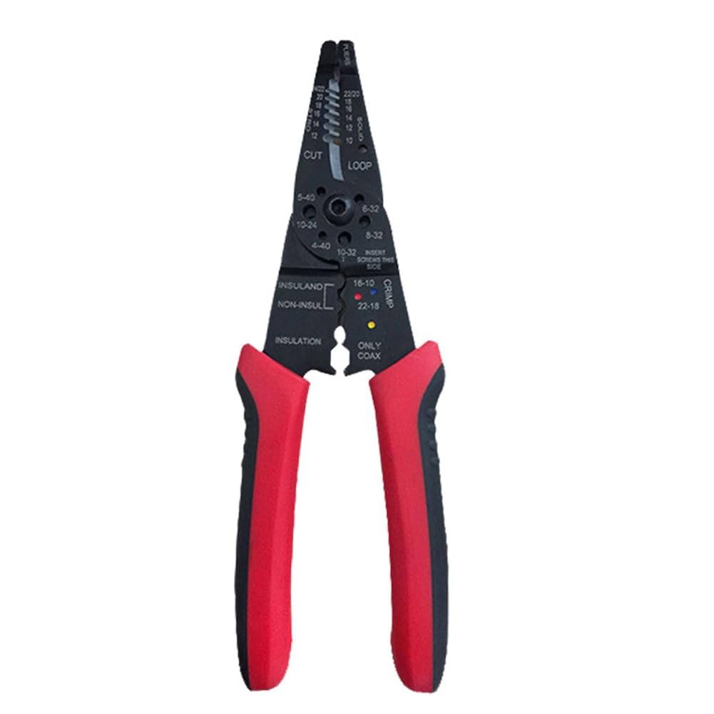 Oewwthy Multi-Function Pliers Automatic Wire Stripper Manual Crimping Pliers Professional Wire Stripping Tool Crimper Cutter