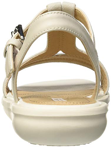 Geox D Jearl Sandal B, Sandali Donna, Bianco (Off