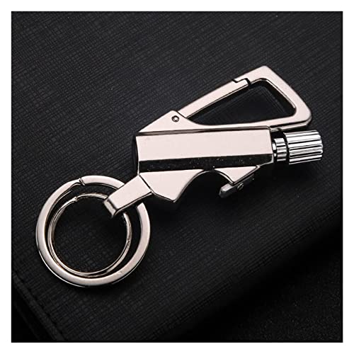 YHSGY 2023 Briquet d'allumette permanente, Briquet Rechargeable au kérosène, Briquet de Survie d'urgence en métal, Cadeau for Hommes Papa Mari (Color : B)