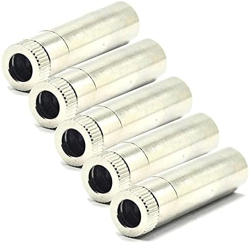 5pcs 12x40mm 5.6mm Laser Diode DIY Metal Housing Case TO-18w Adjustable Dot Collimation Lens
