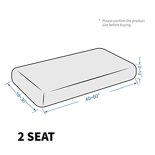 Maxijin MAX-US05-YHR-CU Velvet Stretch Couch Cushion Covers Soft Loveseat Cushion Cover Replacement Sofa Seat Cushion Slipcovers Rv Protector thumb #4