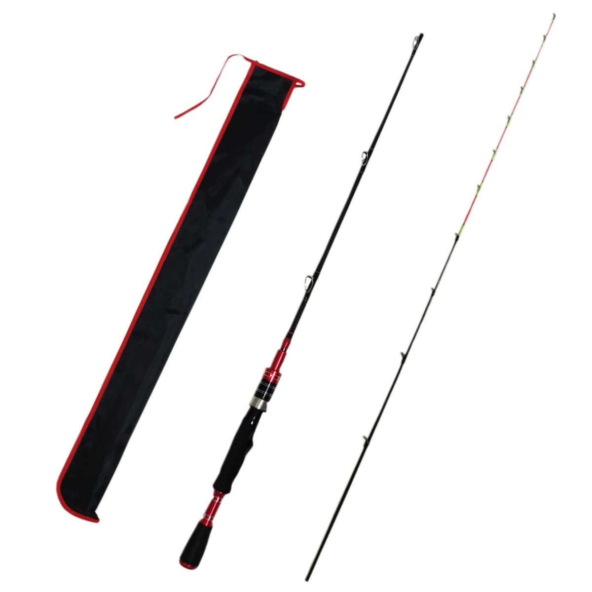 Orurudo Fishing Tackle Raft Rod "Ikarudo A" Chinu Rod Bottom Fishing Rod Case Fishing Rod Raft Black Sea Bream 2 Size Adjustable Half Titanium Tip qb300105 1.5−1.7m