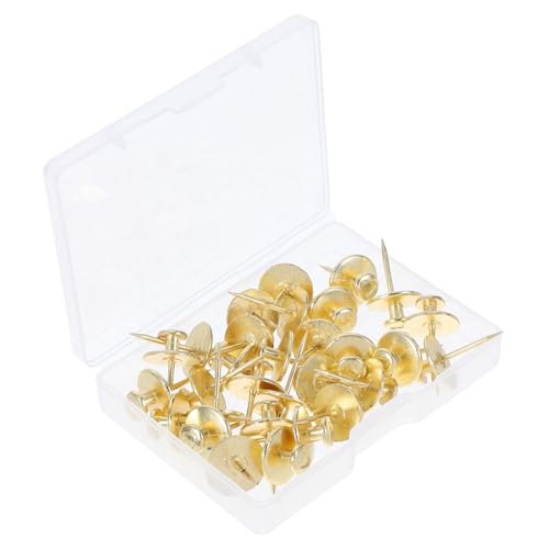 Image of Mipcase 30pcs Heart-Shaped Picture Hanging Nails Double-Headed Zinc Alloy Hooks for Cork Boards Decorative Push Pins for Photos Easy to Organize and Display Items