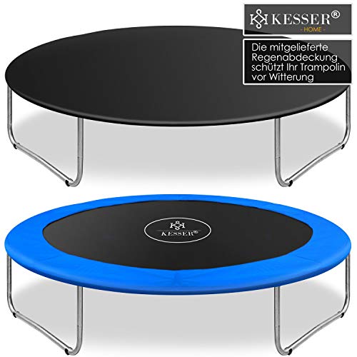 KESSER® - Trampolin Ø 244/305/366/427 cm | TÜV SÜD GS Zertifiziert | Komplettset mit Sicherheitsnetz Regenabdeckung… – Bild 3