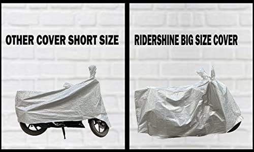 Image of Hunter 350 Bike Cover - Dustproof - UV Protection - Premium Waterproof Bike Cover Shine Silver