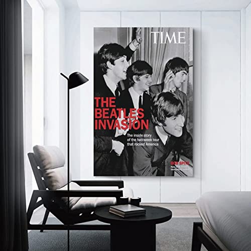 NA Toile Peinture 60x90cm sans Cadre John Lennon Paul McCartney Ringo Starr Posters Salon Posters Chambre Peintures - Les Beatles, Paul McCartney, John Lennon, RIngo Starr, George Harrison NA Toile Peinture 60x90cm sans Cadre John Lennon Paul McCartney Ringo Starr Posters Salon Posters Chambre Peintures – Image 3