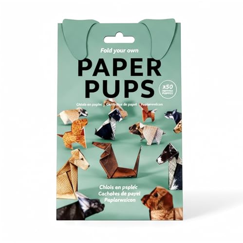 WHYLHJ Handmade DIY Paper dog Models Which can be Folded into various dog Shapes meet the needs of Handcrafting and Decoration Suitable for adult and Children s Parent-Child activities (50 pieces)