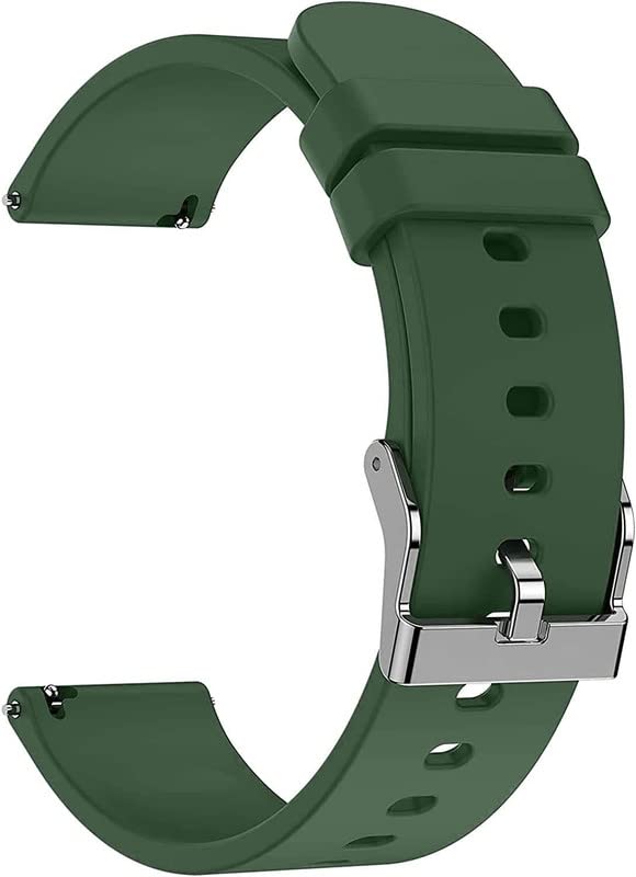 MELFO Smart Watch Strap Compatible with Noise Noisefit Force Plus Smart Watch - Soft Silicone Strap - Green (B0C33NSC1M) Amazon Price History, Amazon Price Tracker