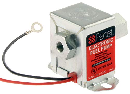 Facet New Solid State Fuel Pump 12V 3-4.5Psi, 12' /30.48Cm Min Dry Lift 6558398 D72347