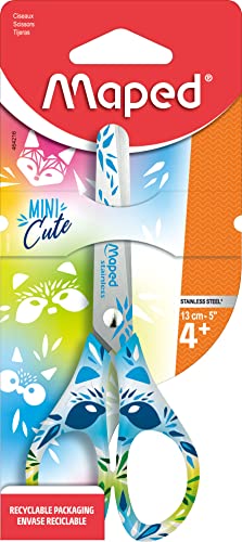 Tesoura Mini Cute 13cm, Maped, 464216, Cores Sortidas
