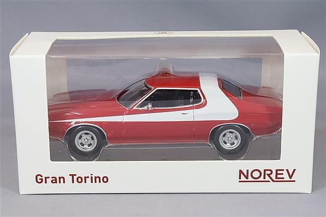 FORD USA GRAN TORINO COUPE 1976 RED WHITE