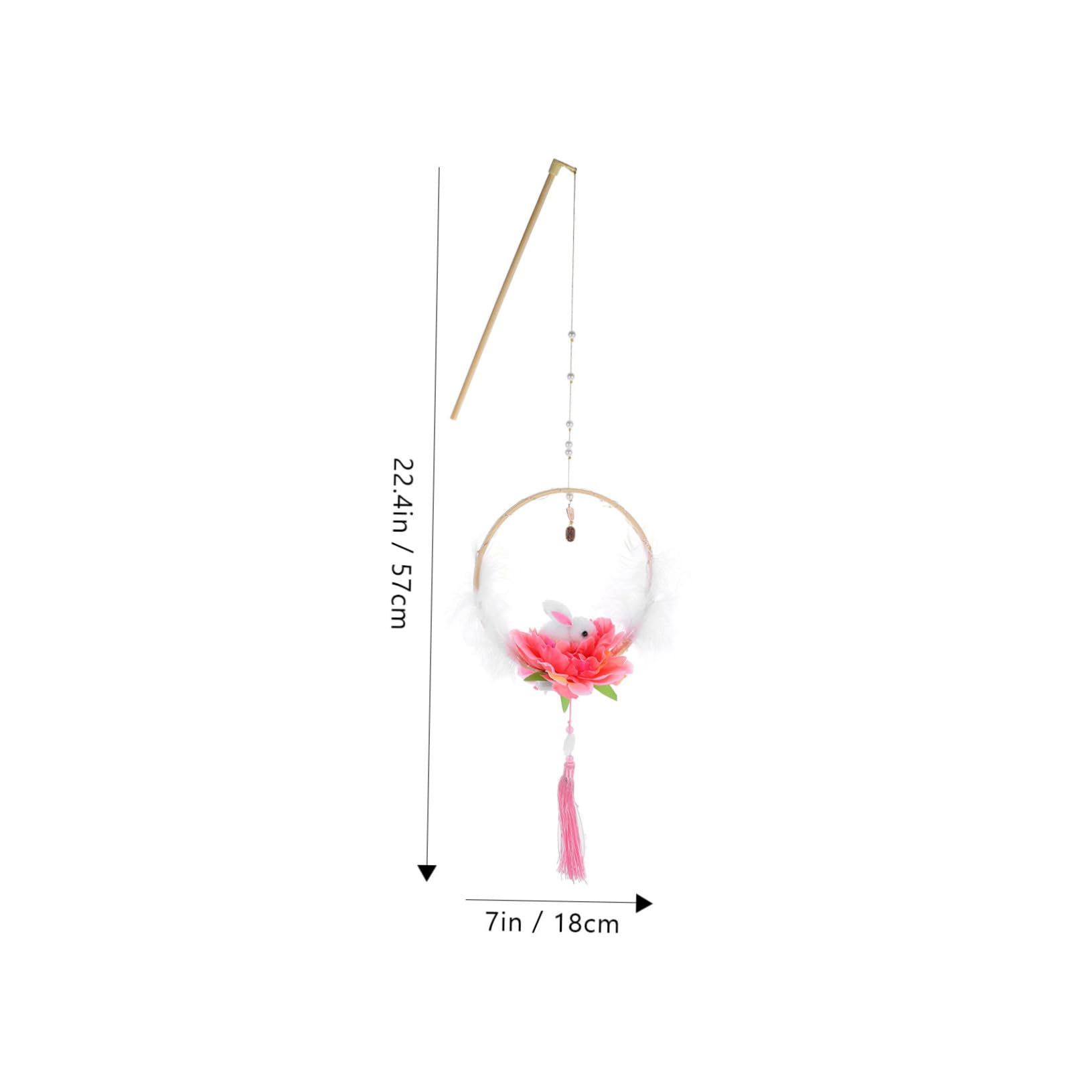 OSALADI 1set Festive Lantern Year Decorative Lantern for Spring Festival Chic Design for Boys and Girls Toys and Photo Props Random Flower Colors