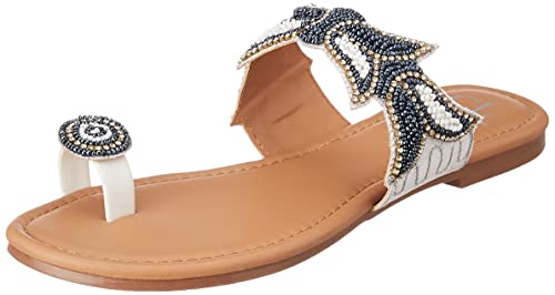 Carlton London Womens Cll-6354 Slingback Flat Sandal, WHITE, 4 UK (B0B631PS4D) Amazon Price History, Amazon Price Tracker
