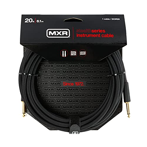Câble instrument MXR 6,1 m libre mouvement sur scène et studio