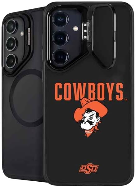 Skinit Kickstand Phone Case Compatible with Galaxy S24 Plus - Officially Licensed Oklahoma State University OSU Ride Em Cowboy Design