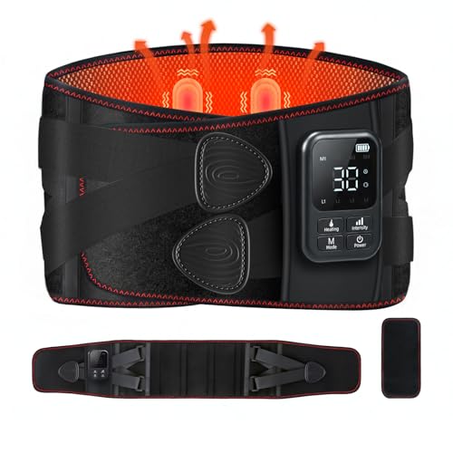Cordless Heating Massage Belt for Lower Back Soothe Discomfort -