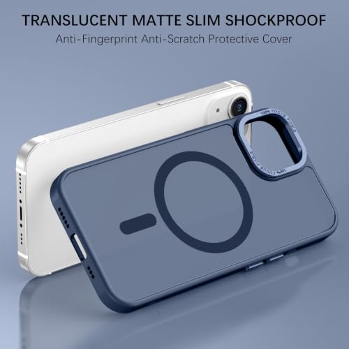 Coque fine pour iPhone 13/14 VENINGO bleu mat haut de gamme